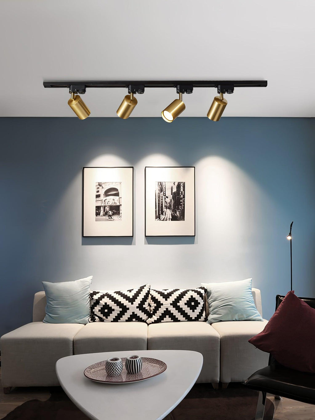 Adjustable Spotlight Track Ceiling Light | 325-Degree Rotatable, LED & Ideal for Art, Kitchen, or Office Task Lighting