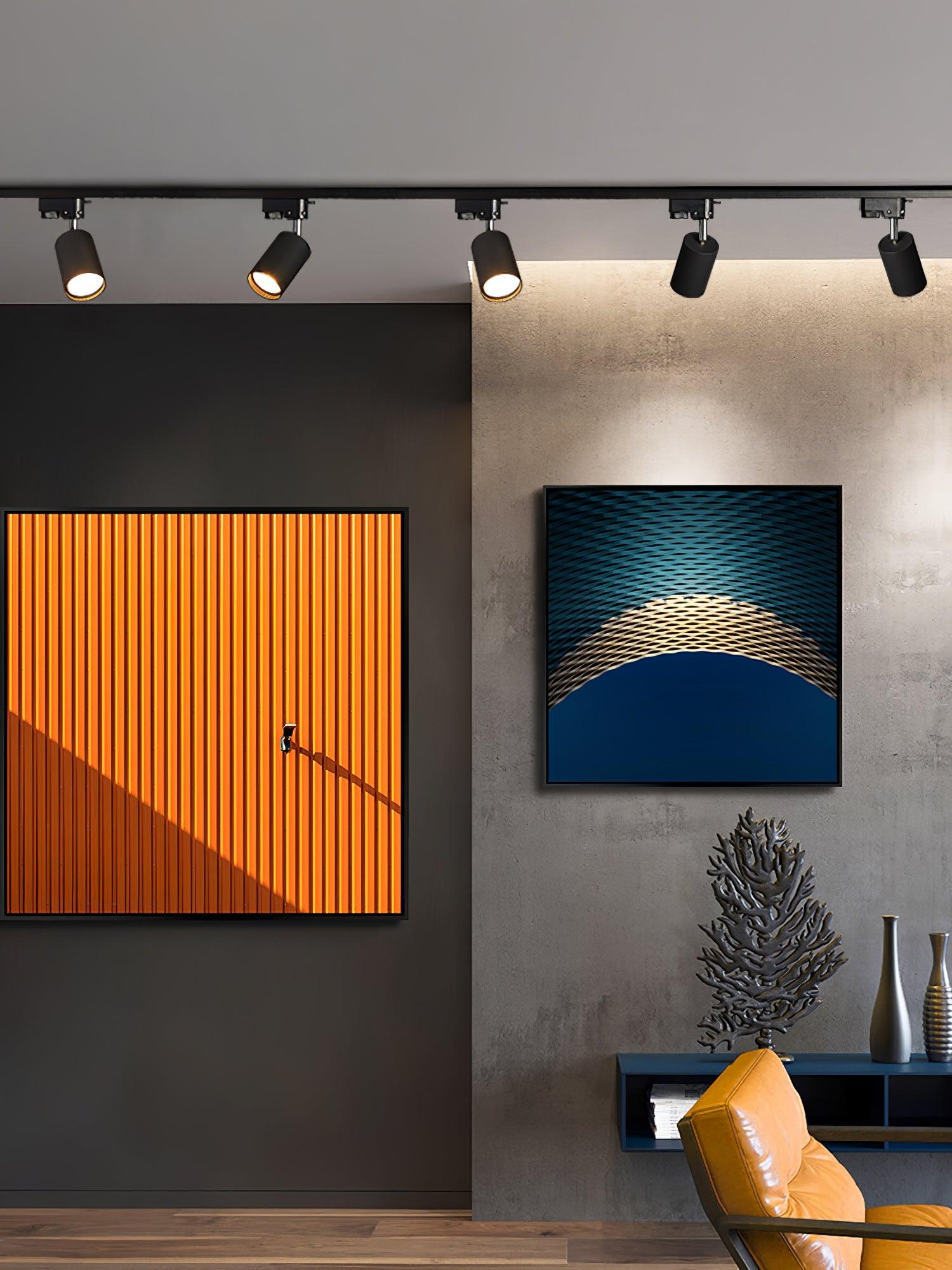 Adjustable Spotlight Track Ceiling Light | 325-Degree Rotatable, LED & Ideal for Art, Kitchen, or Office Task Lighting