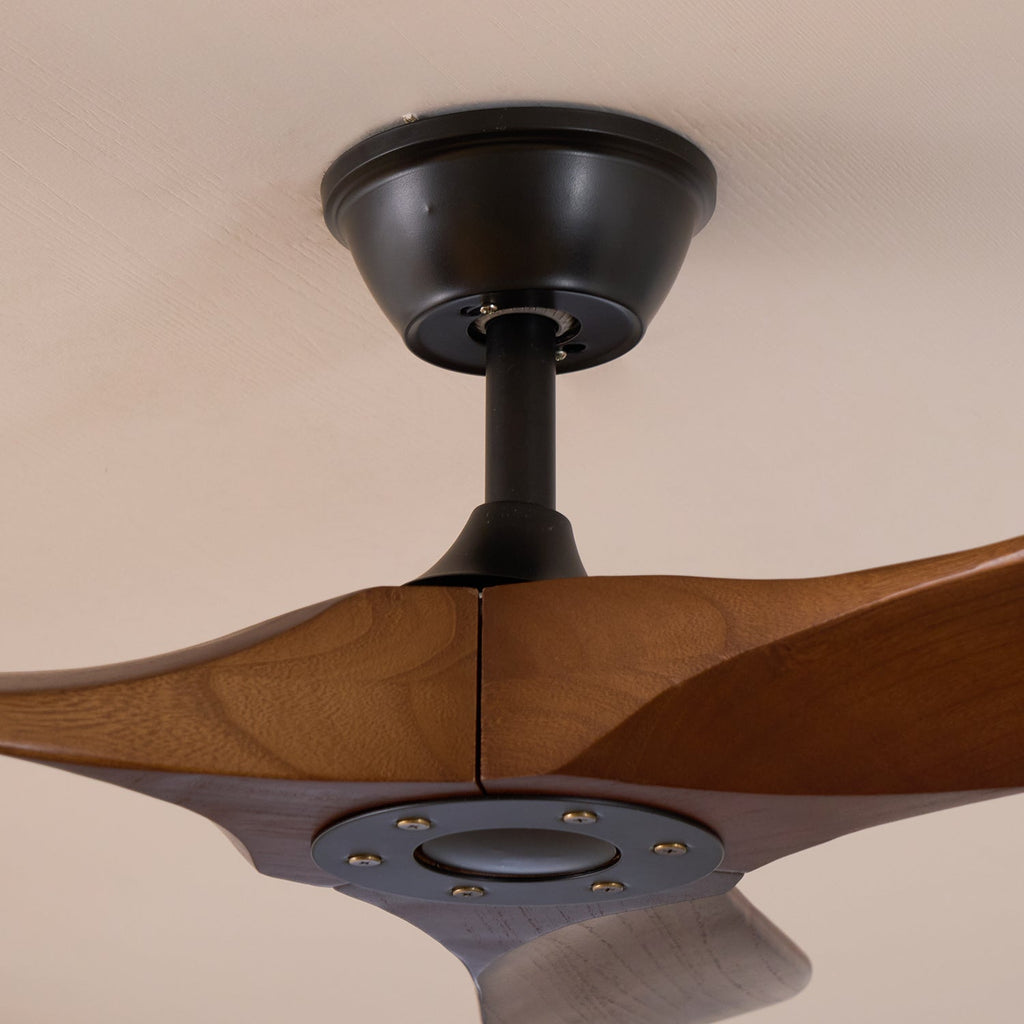 42"/52" Ceiling Fan | Sleek Design with Wooden Blades & DC Motor for Indoor Air Circulation