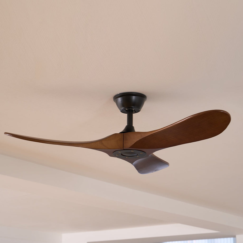42"/52" Ceiling Fan | Sleek Design with Wooden Blades & DC Motor for Indoor Air Circulation