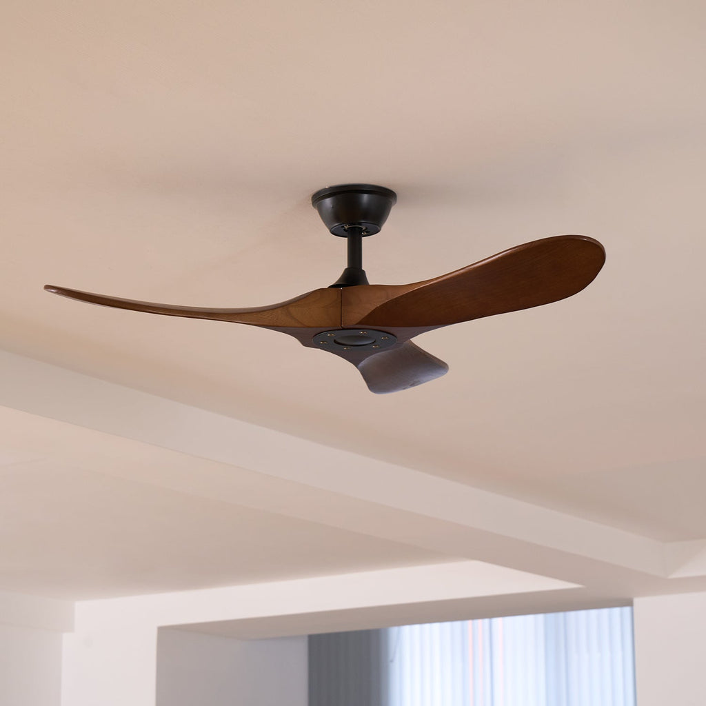 42"/52" Ceiling Fan | Sleek Design with Wooden Blades & DC Motor for Indoor Air Circulation