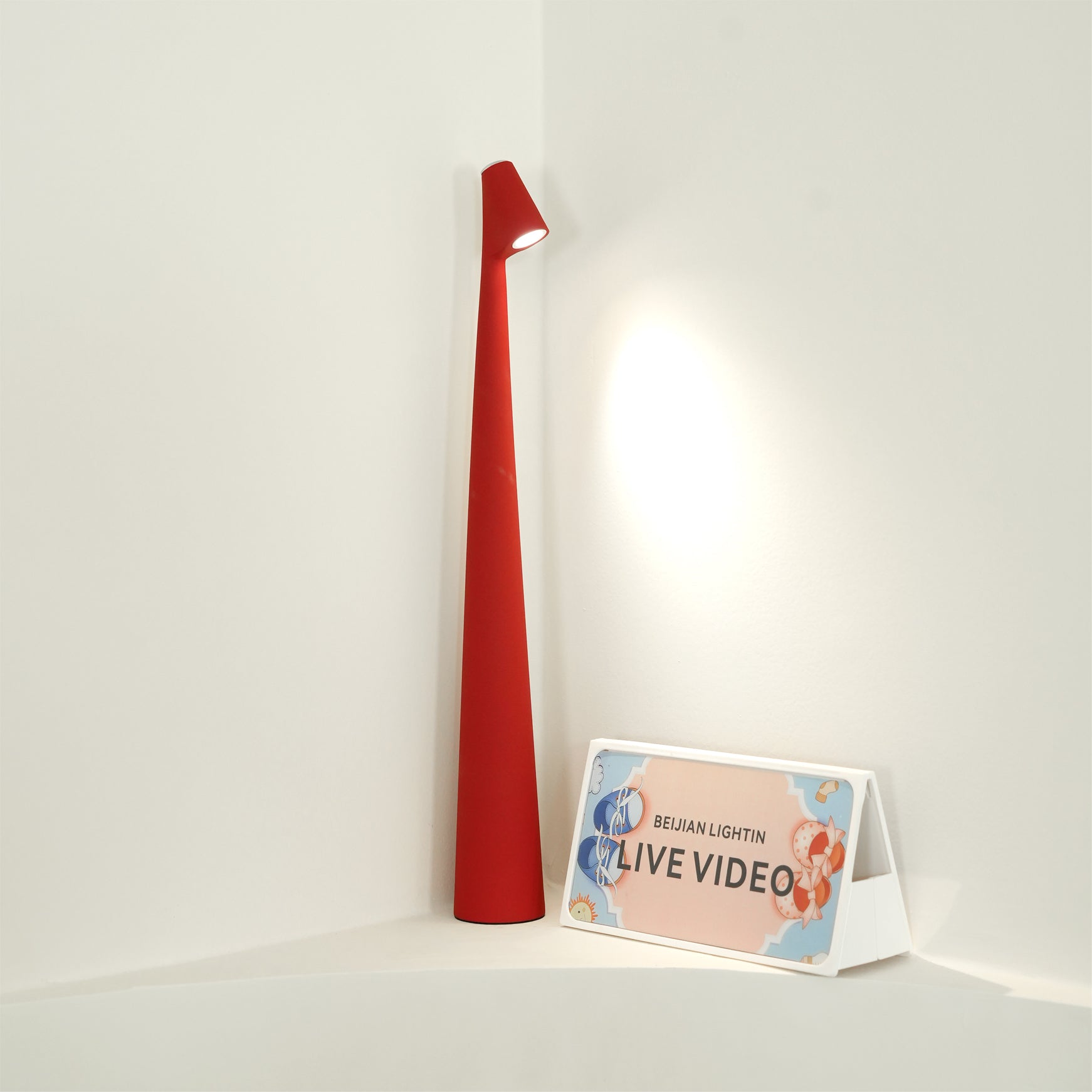 LED Built-in Battery Table Lamp - Portable Wireless Design for Indoor & Outdoor Use