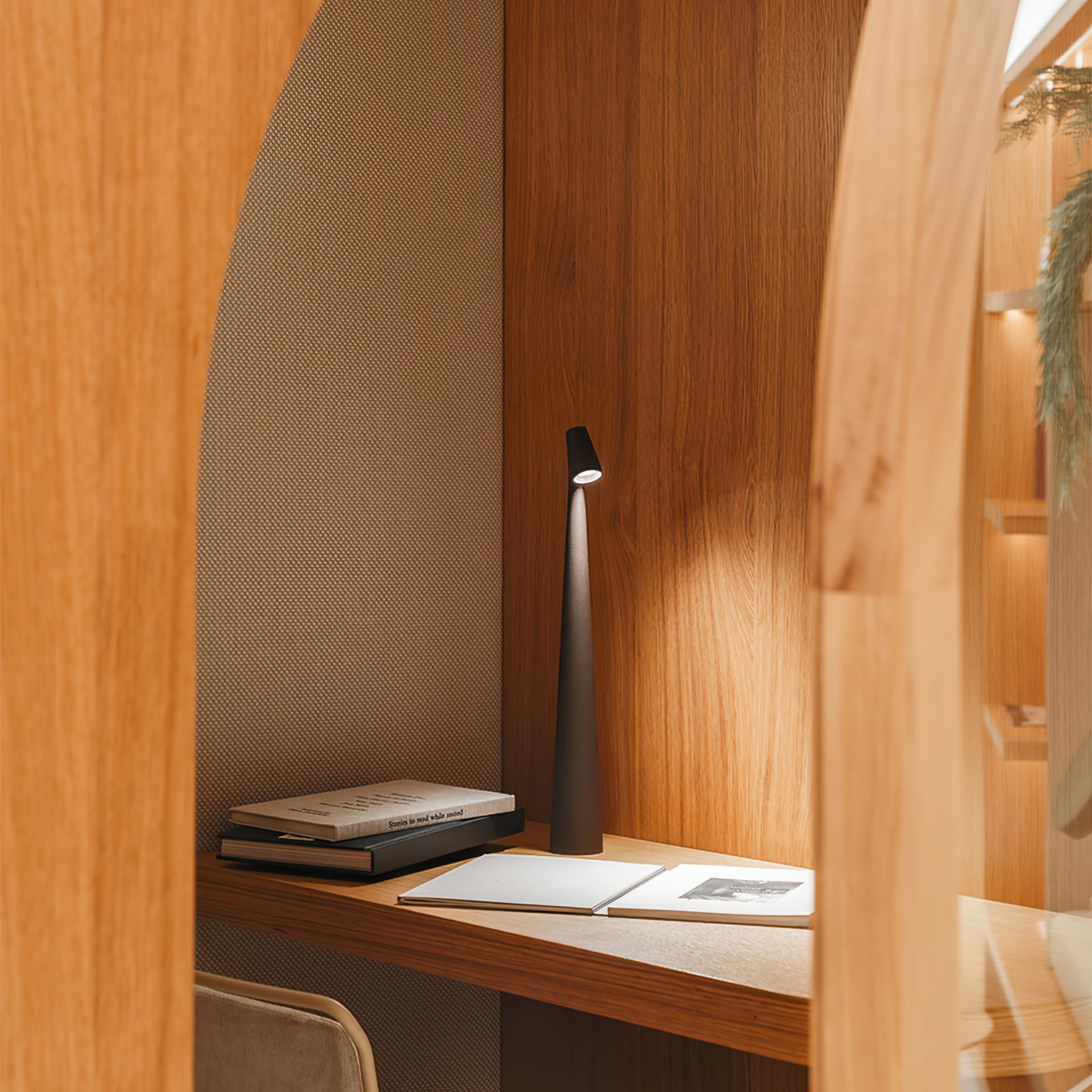 LED Built-in Battery Table Lamp - Portable Wireless Design for Indoor & Outdoor Use