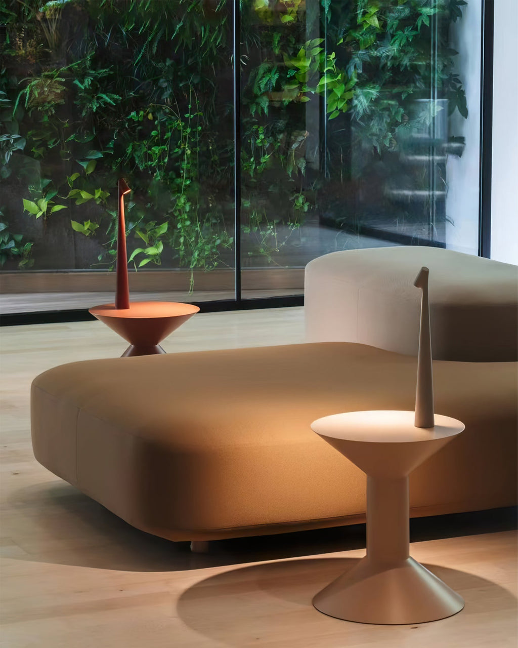 LED Built-in Battery Table Lamp - Portable Wireless Design for Indoor & Outdoor Use