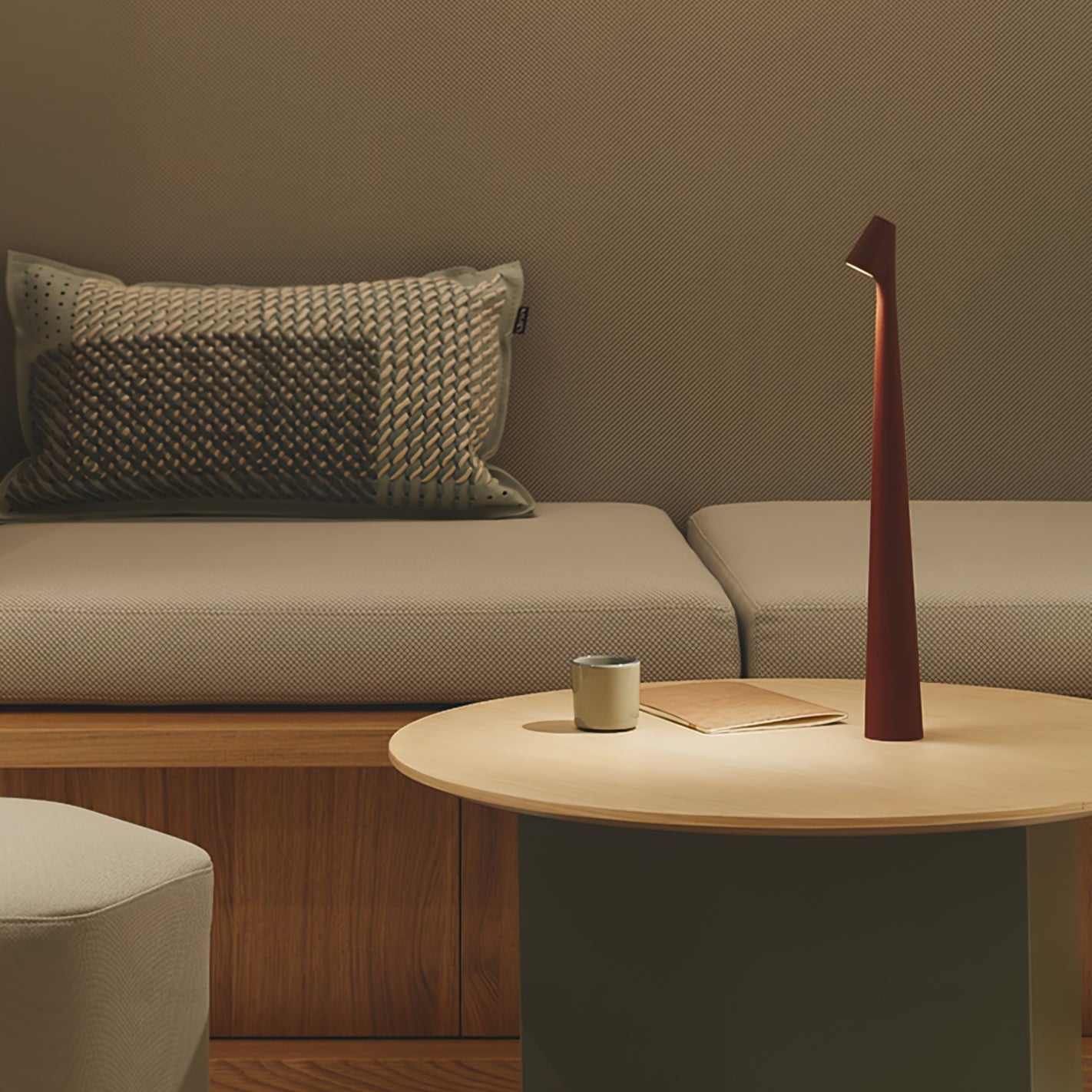 LED Built-in Battery Table Lamp - Portable Wireless Design for Indoor & Outdoor Use