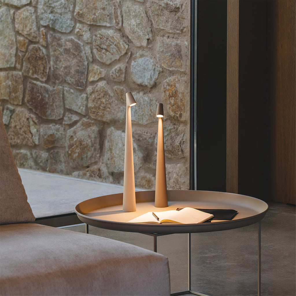 LED Built-in Battery Table Lamp - Portable Wireless Design for Indoor & Outdoor Use