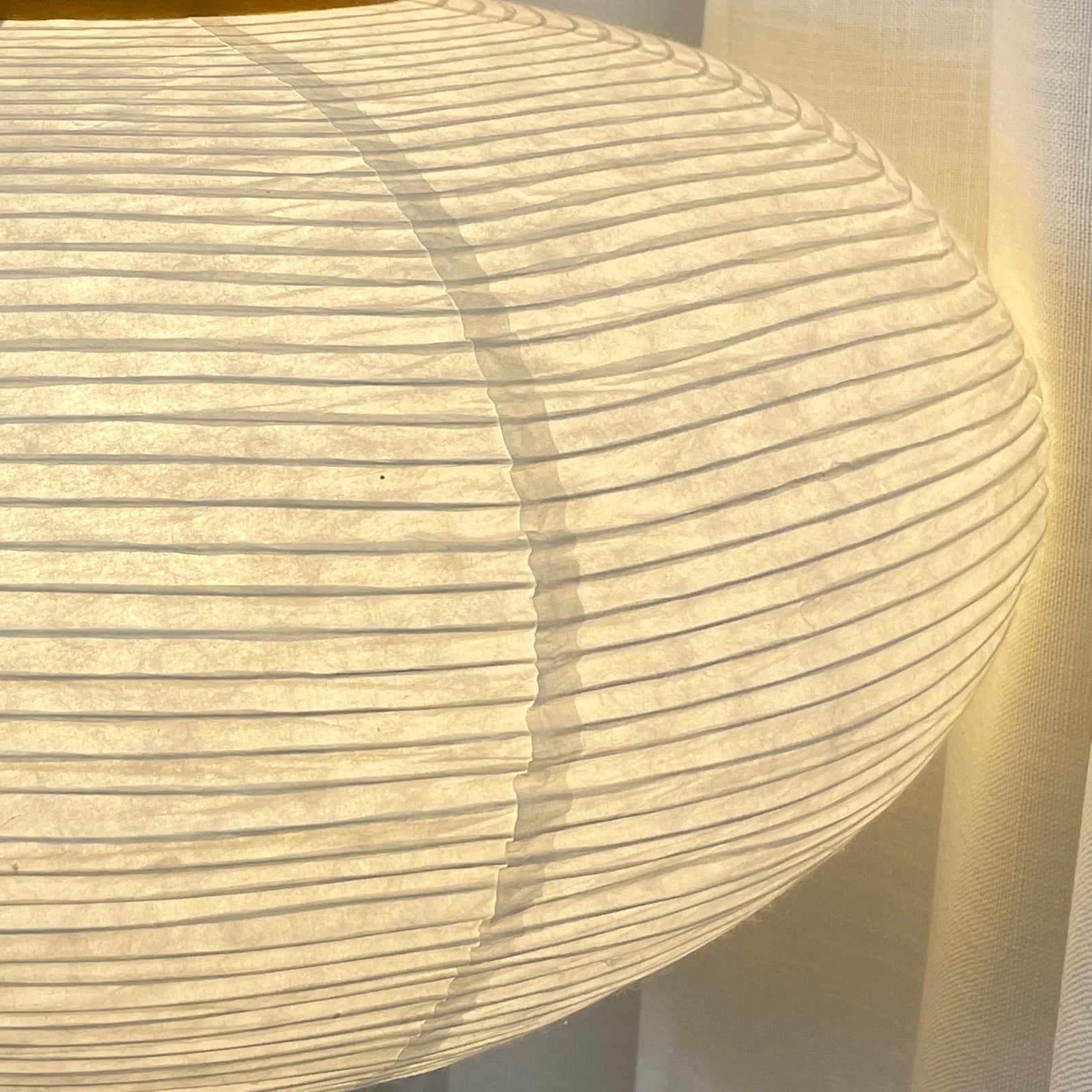 LED Floor Lamp | Mulberry Paper & Metal, Indoor Use for Modern Home Decor