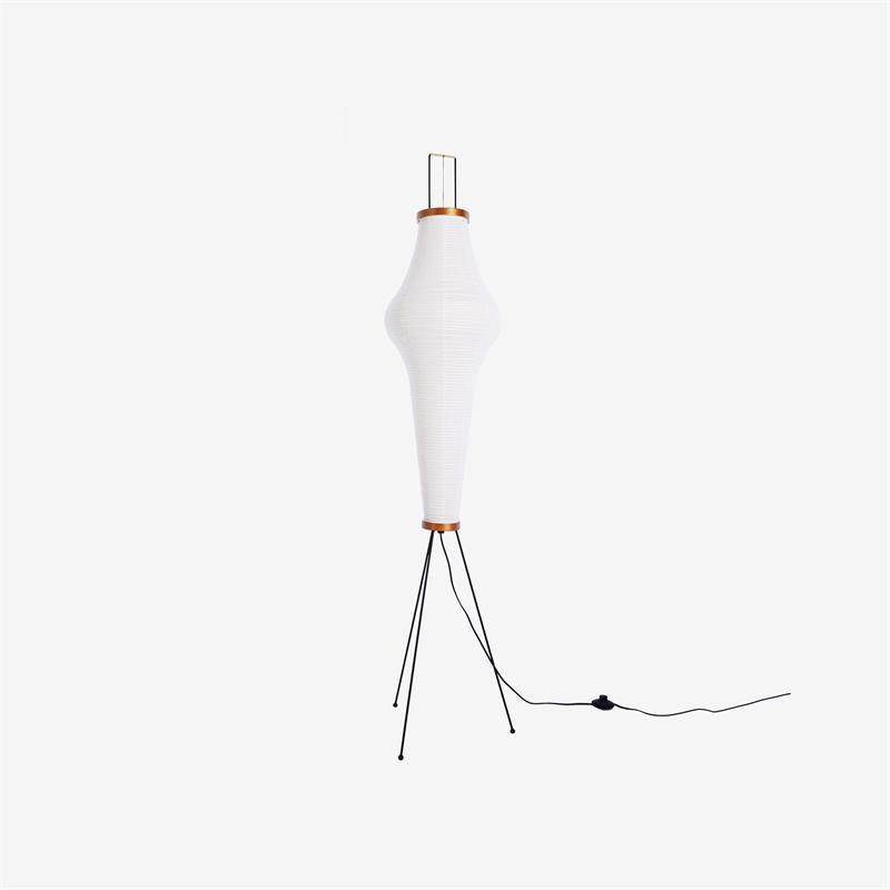 Rice Paper Floor Lamp | Mulberry Paper Shade, Metal Base & Ideal for Indoor Lighting