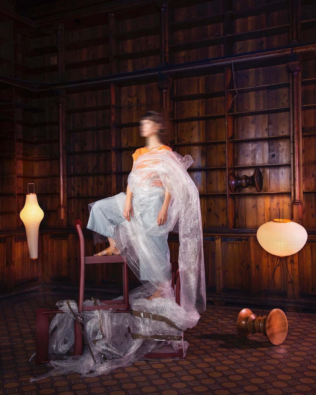 Rice Paper Floor Lamp | Mulberry Paper Shade, Metal Base & Ideal for Indoor Lighting