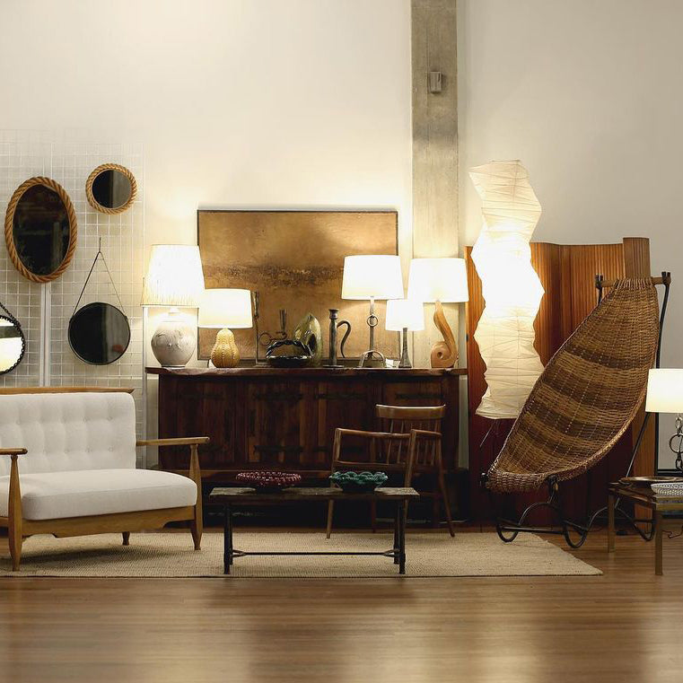 Rice Paper Floor Lamp | Mulberry Paper Shade, Metal Base & Ideal for Indoor Lighting