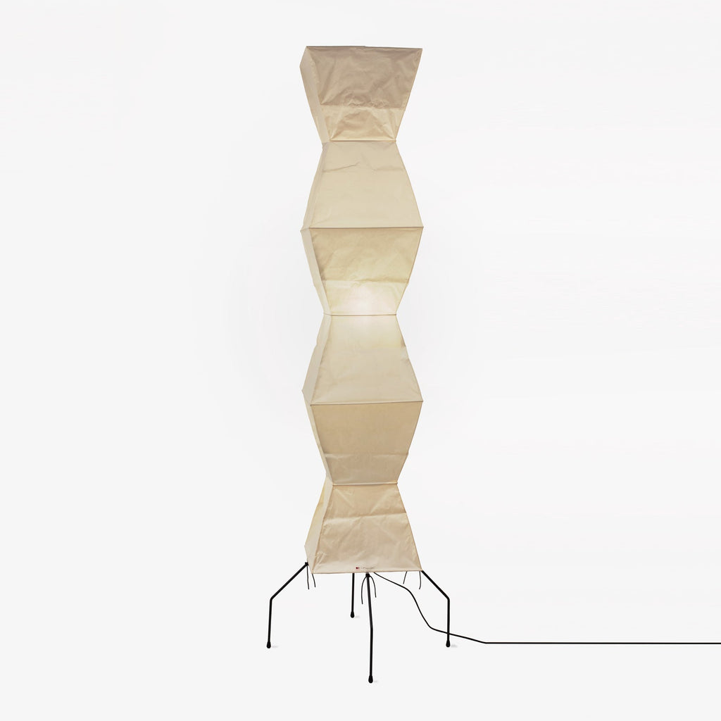 Rice Paper Floor Lamp | Mulberry Paper Shade, Metal Base & Ideal for Indoor Lighting