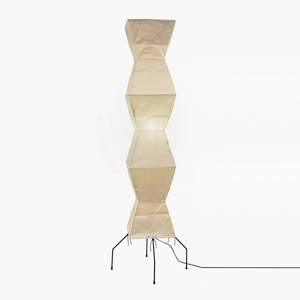 Rice Paper Floor Lamp | Mulberry Paper Shade, Metal Base & Ideal for Indoor Lighting