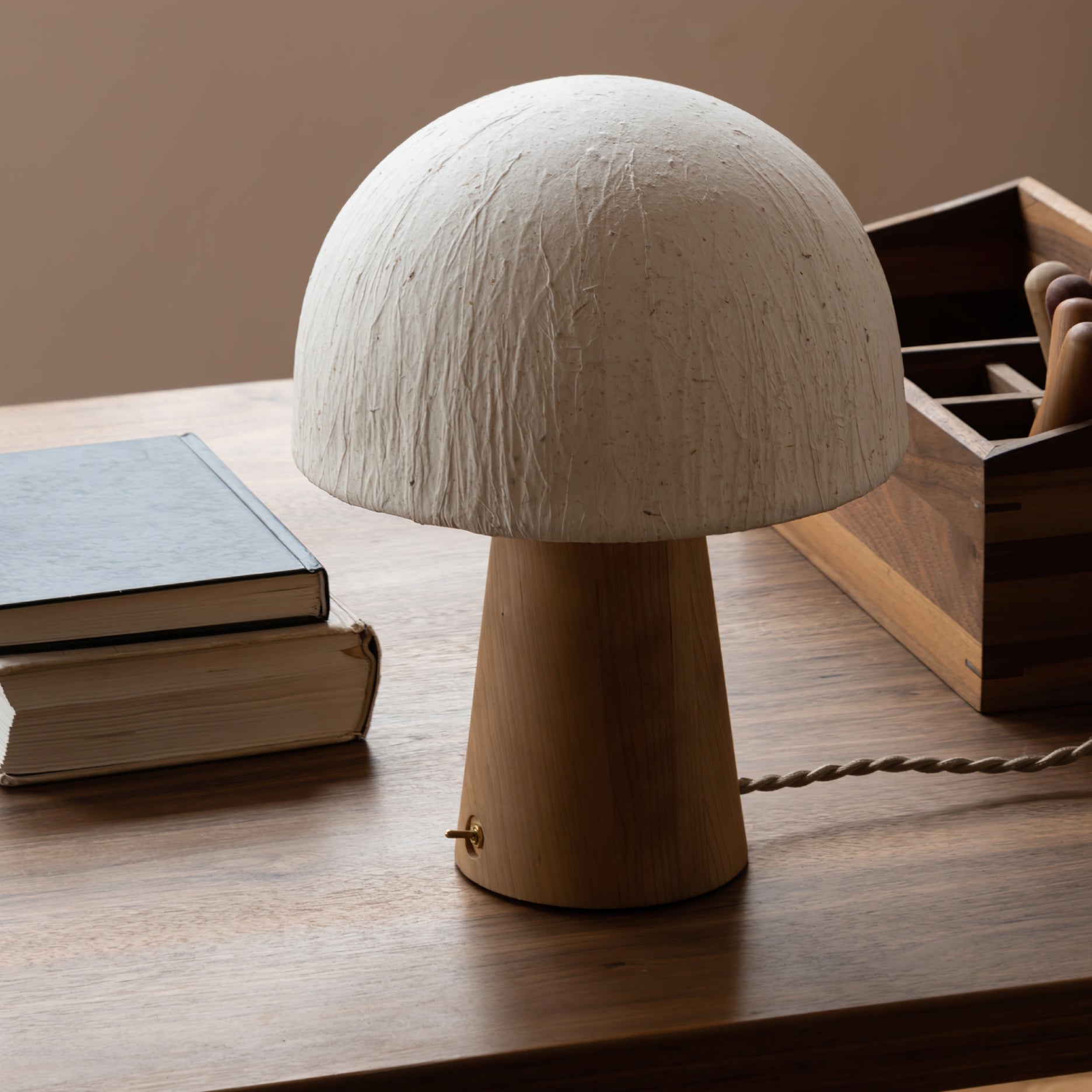 Mushroom Table Lamp with Adjustable Brightness - Modern LED Lighting for Home Decor & Nightstands