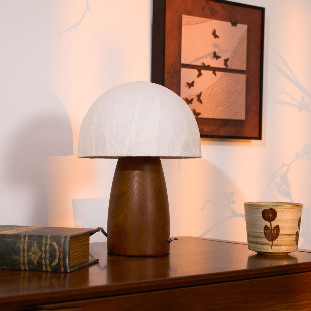 Mushroom Table Lamp with Adjustable Brightness - Modern LED Lighting for Home Decor & Nightstands