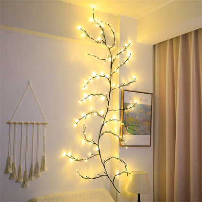 Ambient Lighting | Enchanted Willow Vine for Natural Decoration, Creates an Enchanting Atmosphere, Flexible & Sturdy, Perfect for Christmas Decor