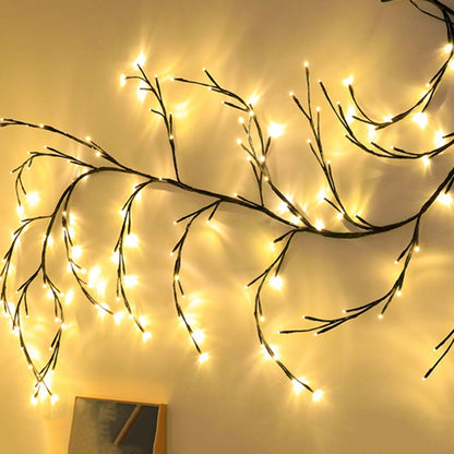 Ambient Lighting | Enchanted Willow Vine for Natural Decoration, Creates an Enchanting Atmosphere, Flexible & Sturdy, Perfect for Christmas Decor