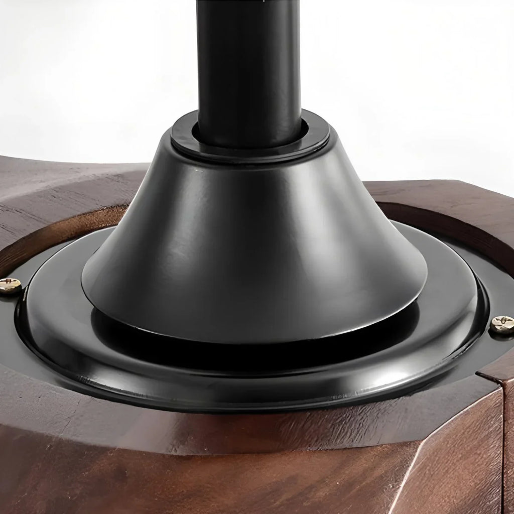 Nordic Solid Wood Ceiling Fan with Light | Reversible Motor, Quiet Operation & Ideal for Year-Round Home Comfort