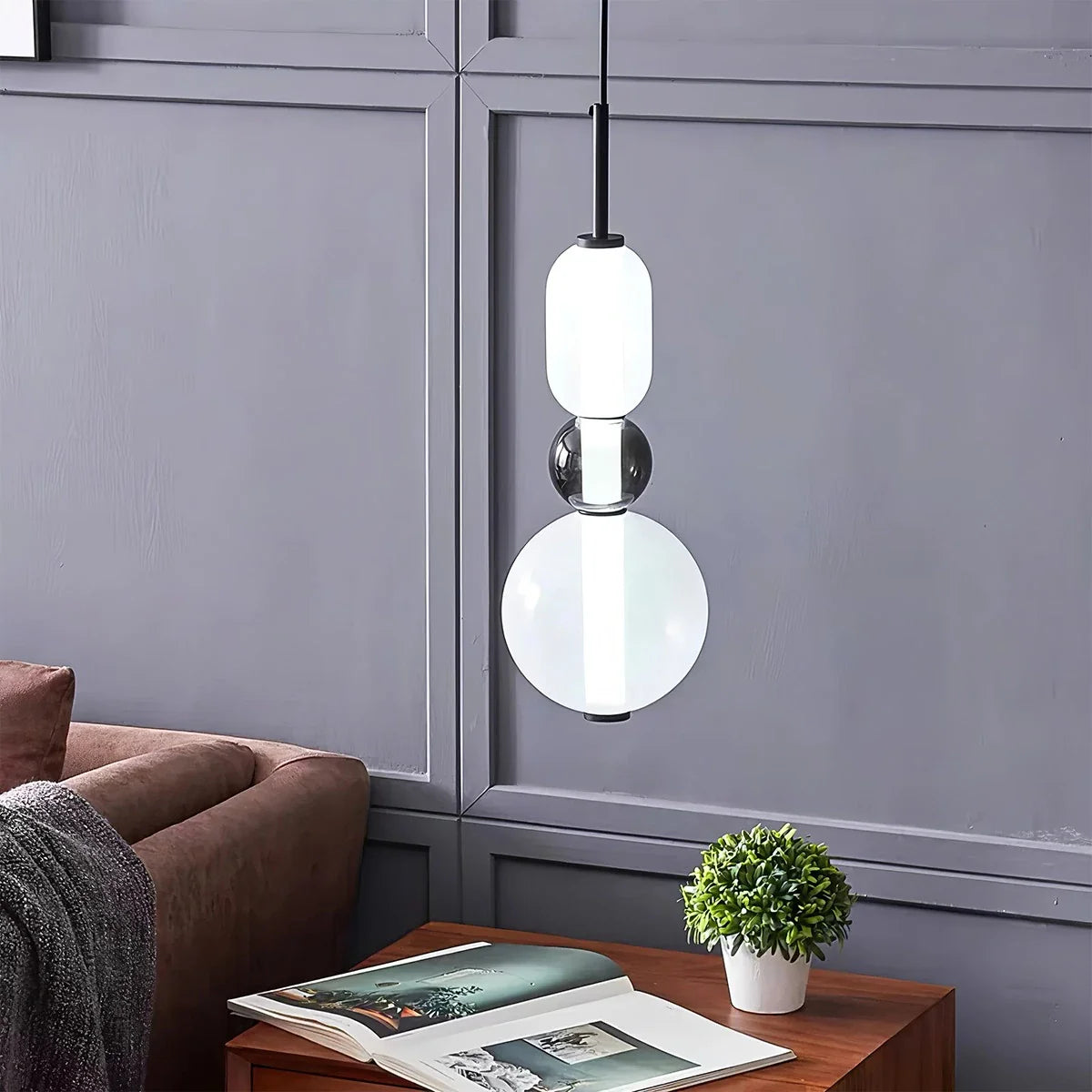 Candied Glass Pendant Light | Colorful Hand-Blown Shades & Soft Ambient Glow for Bedrooms, Kitchens, and Creative Interiors