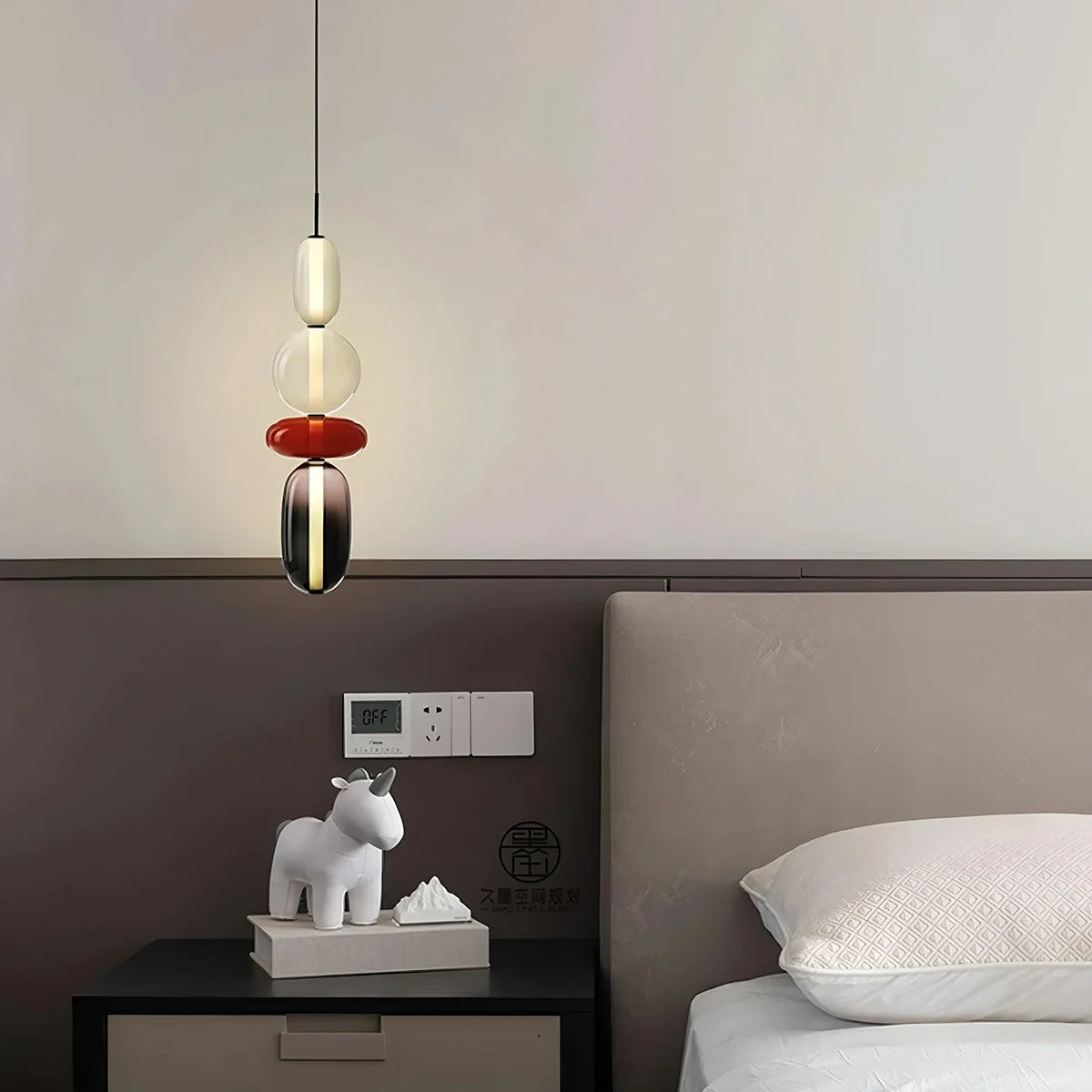 Candied Glass Pendant Light | Colorful Hand-Blown Shades & Soft Ambient Glow for Bedrooms, Kitchens, and Creative Interiors