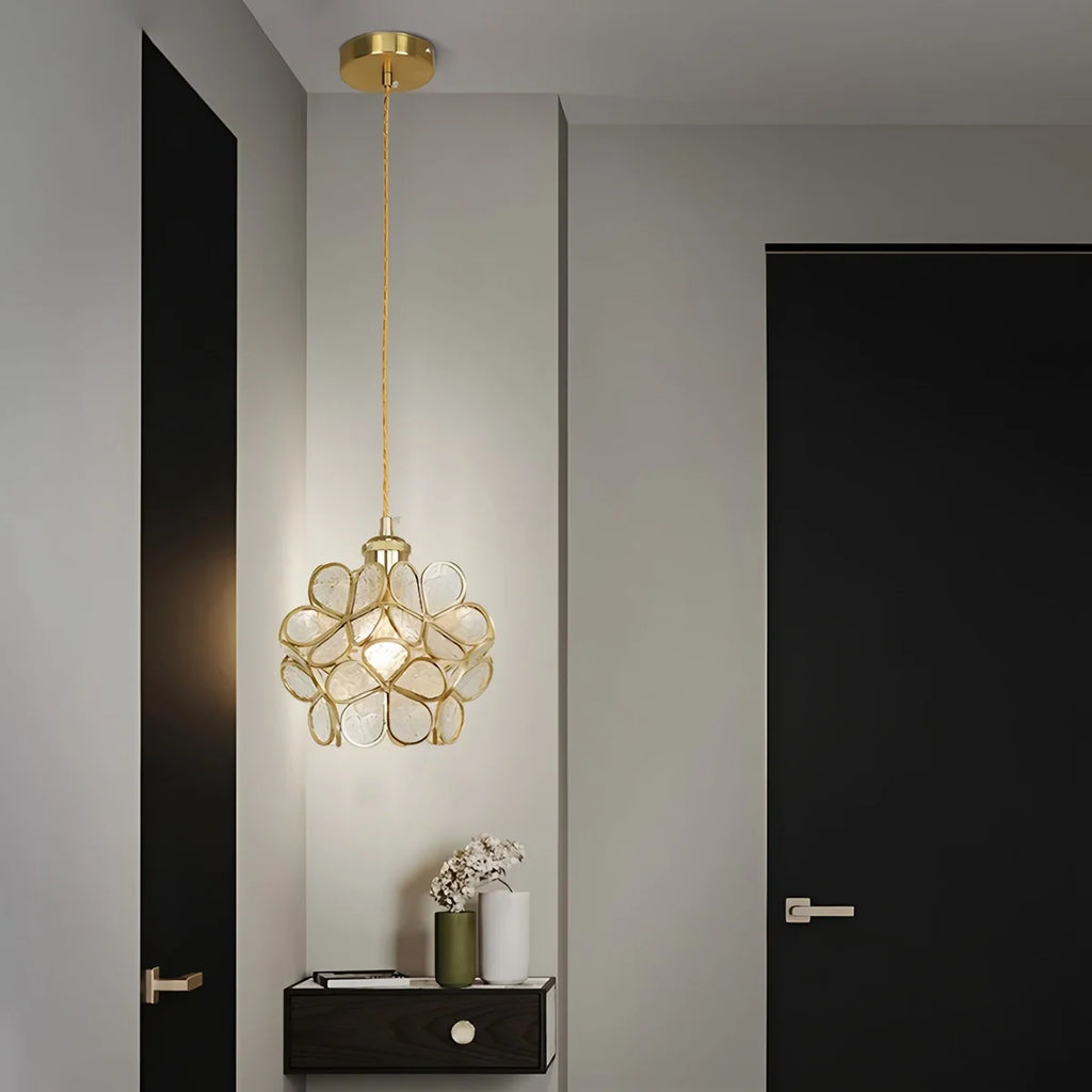 Handcrafted Stained Glass Pendant Light | Cherry Blossom Design for Dining Rooms, Kitchens & Bedrooms