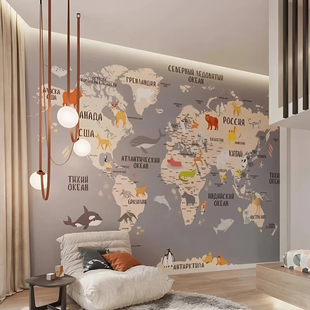 Modern Leather Strap Globe Pendant Light | Adjustable Frosted Glass Globes for High Ceilings & Statement Installations