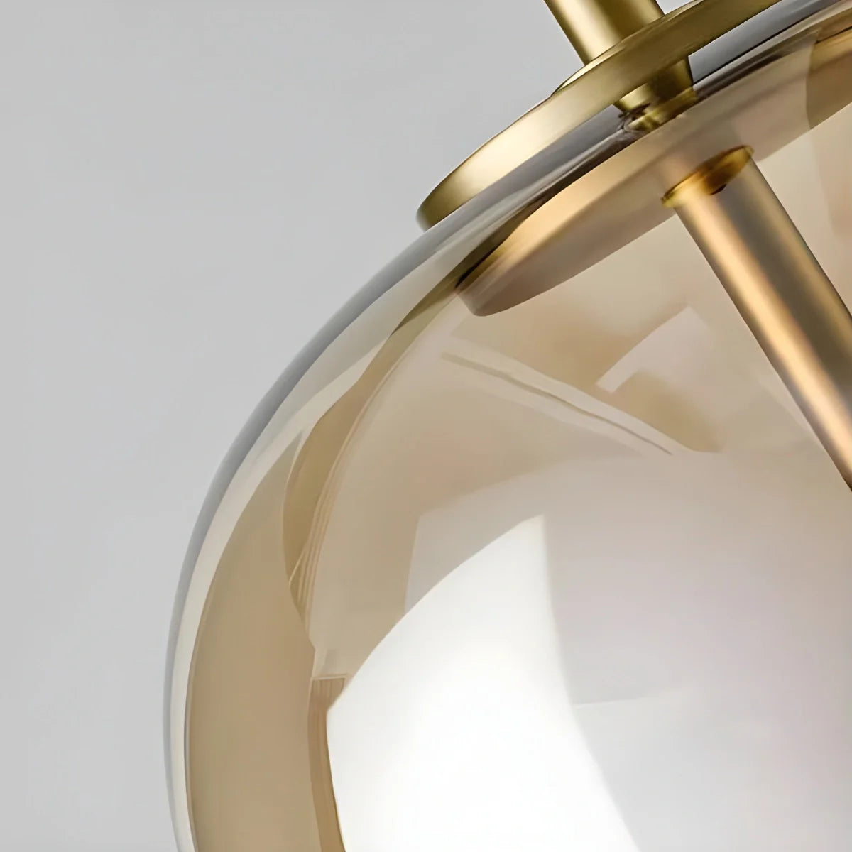 Modern Glass Pendant Light | Adjustable Cord, Sloped Ceiling Friendly & Ideal for Dining Room, Kitchen, or Living Area