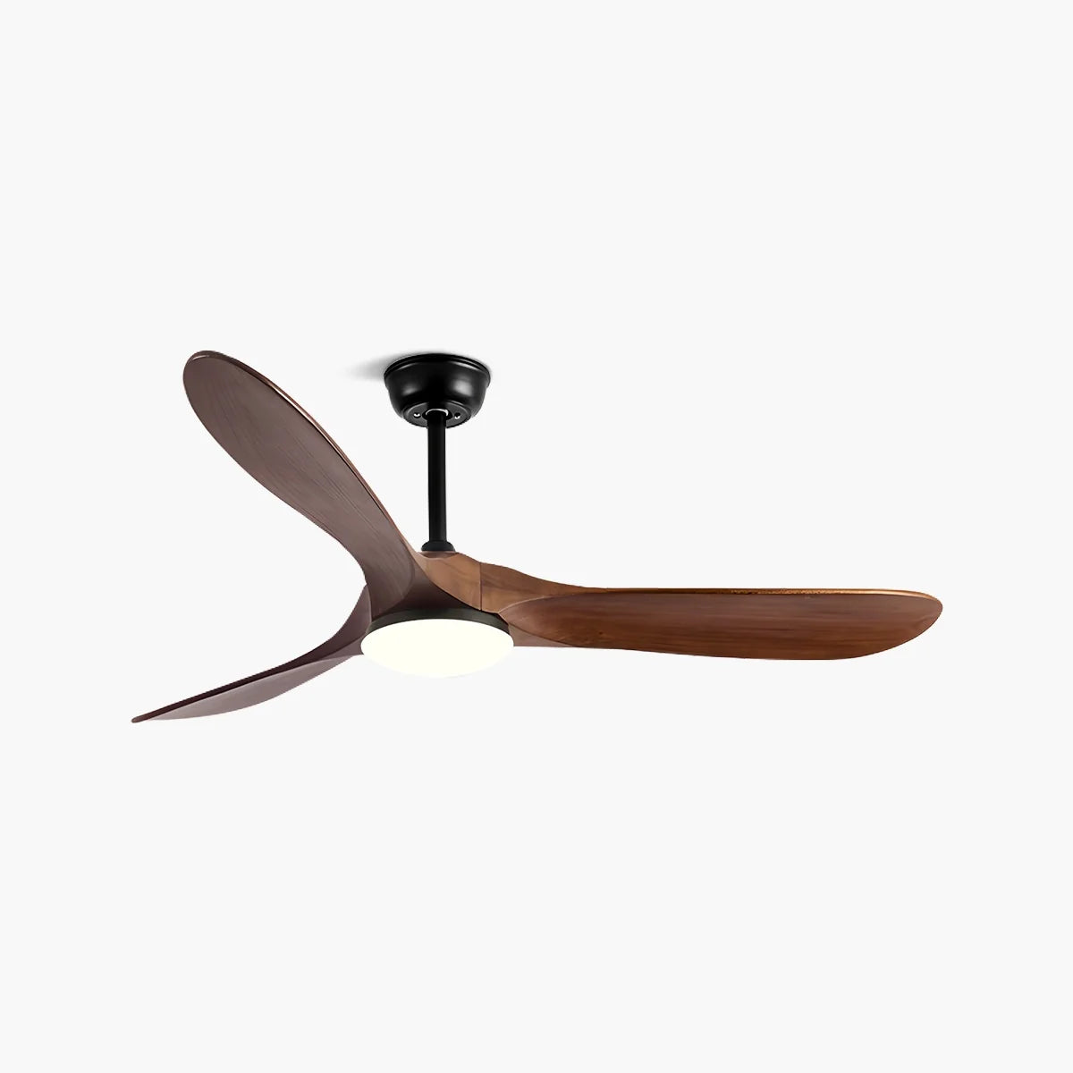 Nordic Solid Wood Ceiling Fan with Light | Reversible Motor, Quiet Operation & Ideal for Year-Round Home Comfort