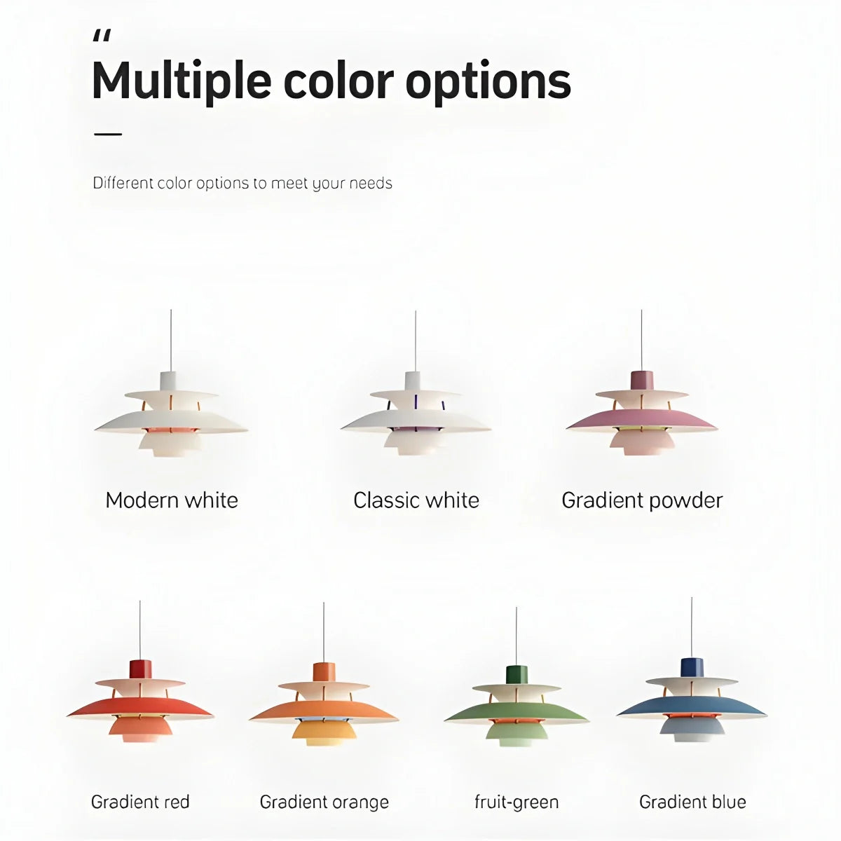 Modern Nordic Multi-layer Pendant Lamp | Adjustable Height, Sloped Ceiling Friendly & Ideal for Living Rooms and Dining Areas