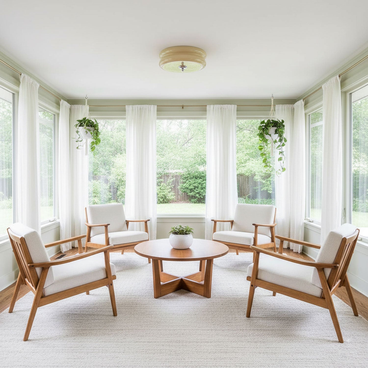 Art Deco Vintage Ceiling Light | Dimmable, Gold or Chrome Finish & Ideal for Modern and Traditional Interiors