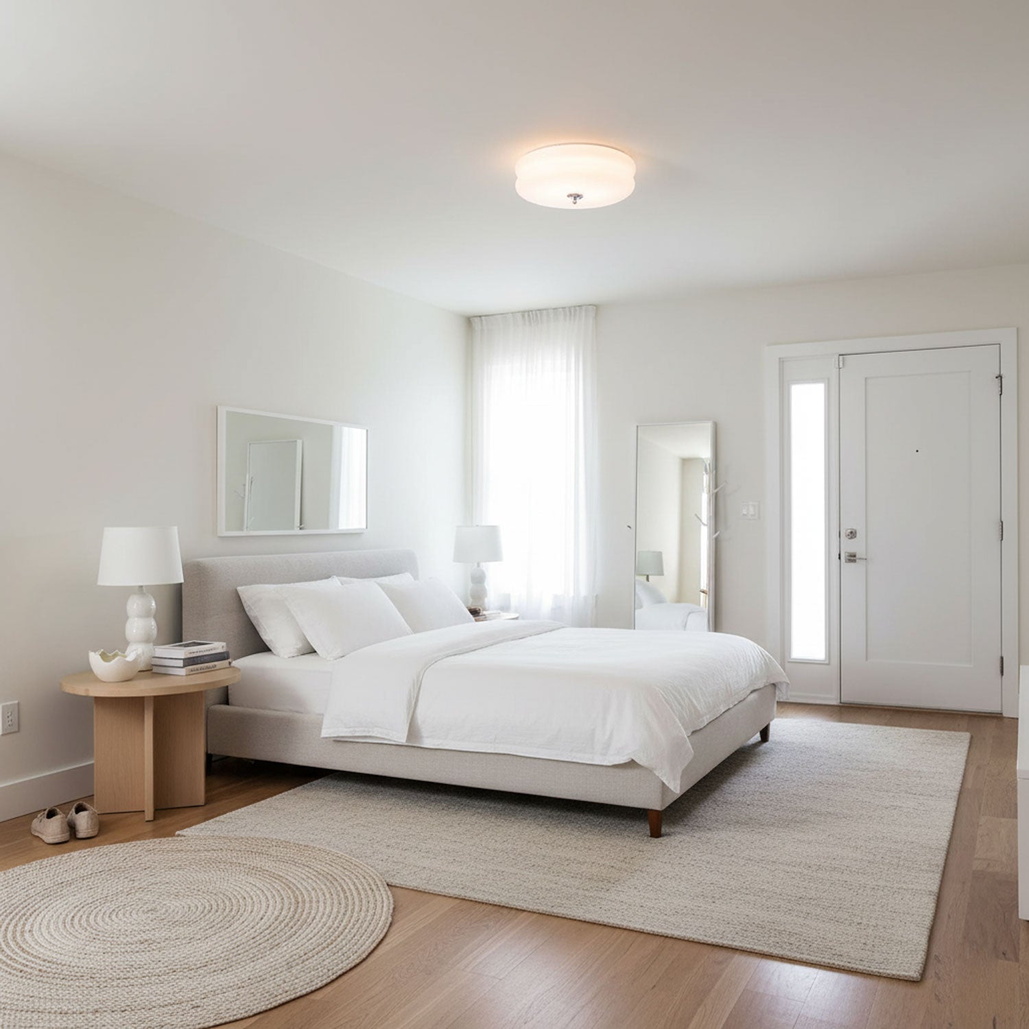 Art Deco Vintage Ceiling Light | Dimmable, Gold or Chrome Finish & Ideal for Modern and Traditional Interiors