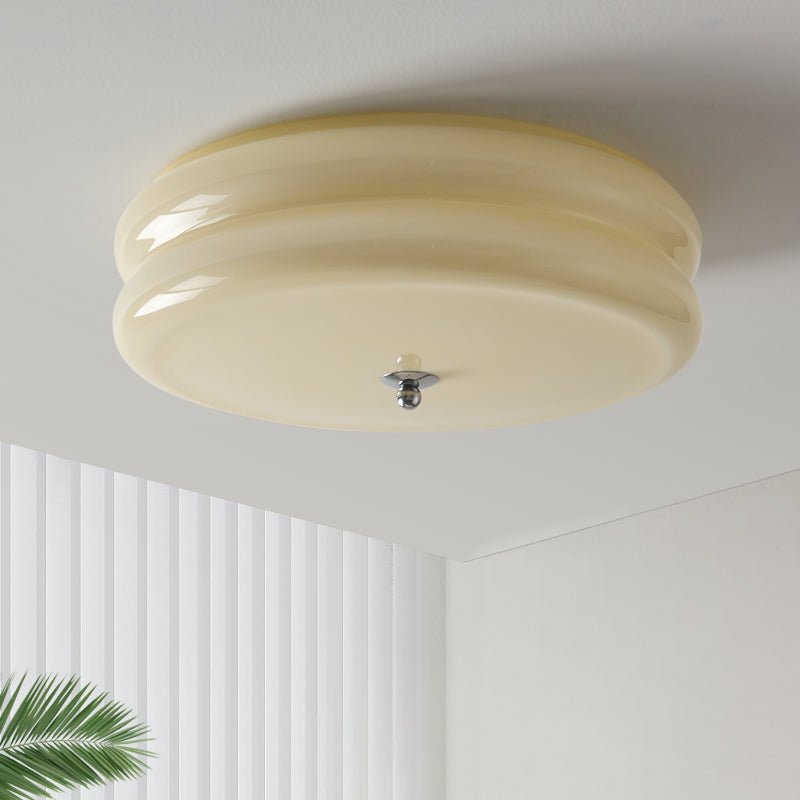Art Deco Vintage Ceiling Light | Dimmable, Gold or Chrome Finish & Ideal for Modern and Traditional Interiors
