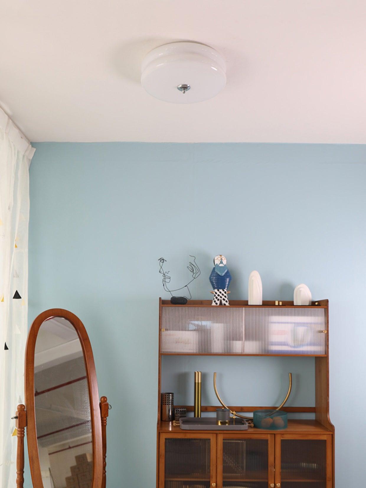 Art Deco Vintage Ceiling Light | Dimmable, Gold or Chrome Finish & Ideal for Modern and Traditional Interiors