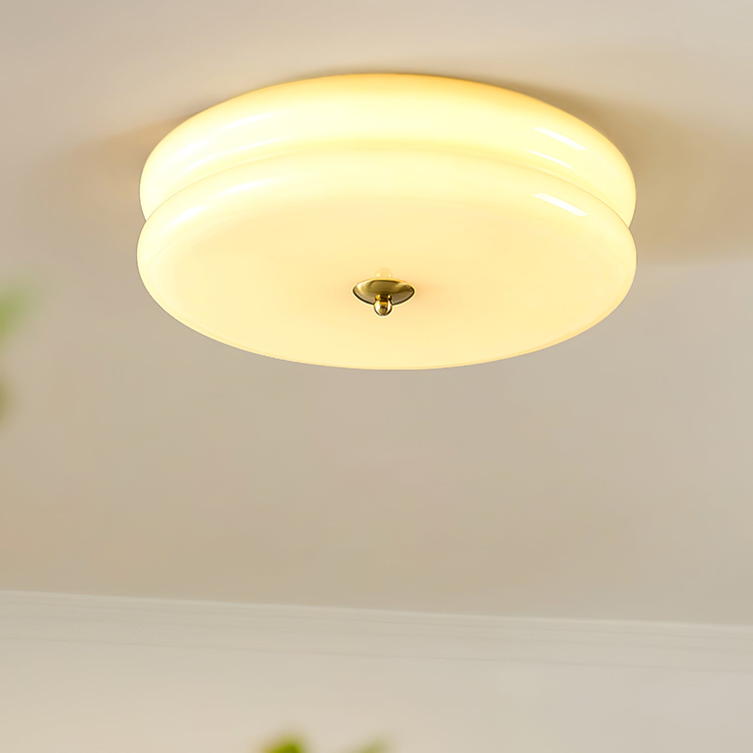 Art Deco Vintage Ceiling Light | Dimmable, Gold or Chrome Finish & Ideal for Modern and Traditional Interiors