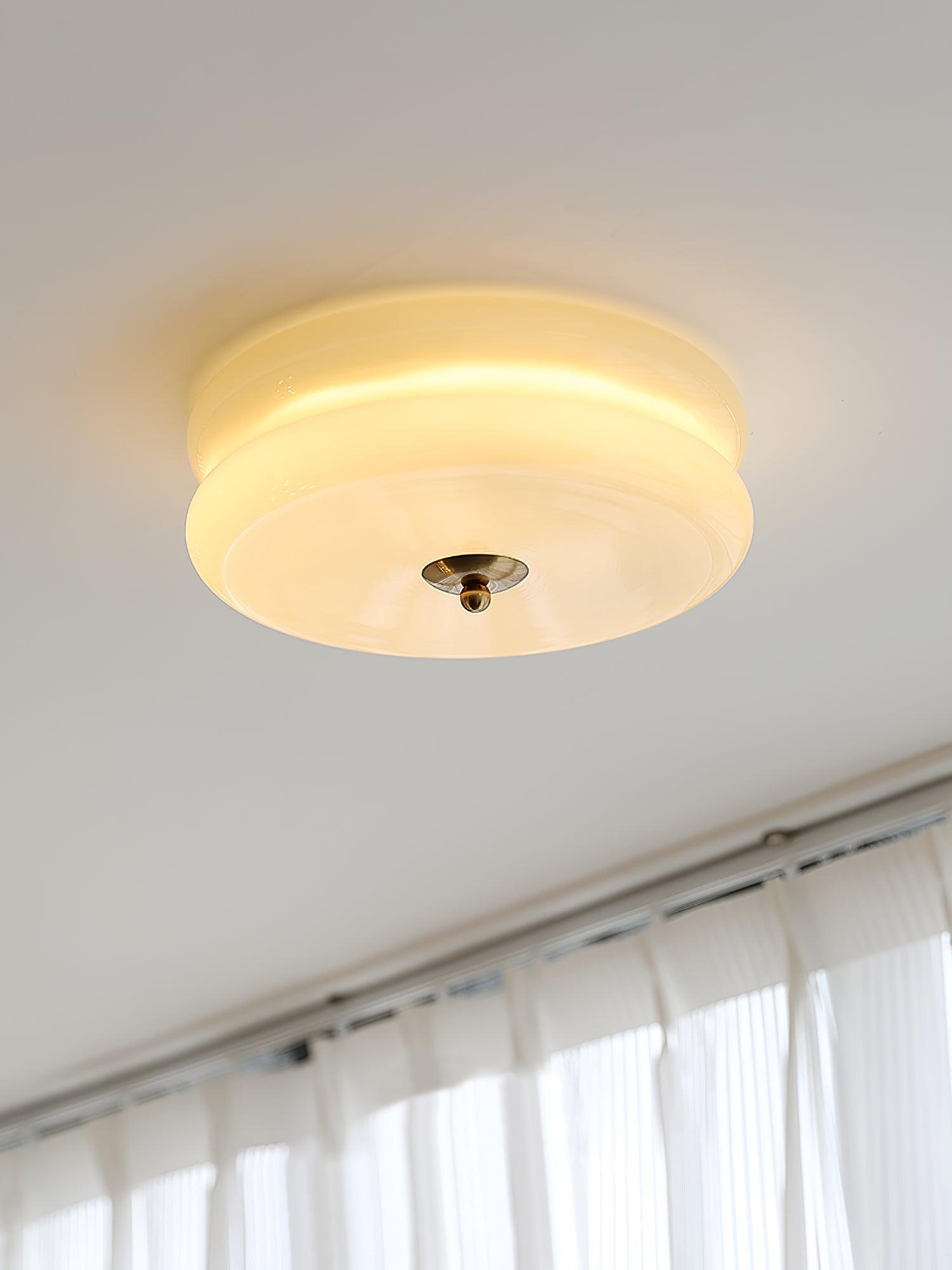 Art Deco Vintage Ceiling Light | Dimmable, Gold or Chrome Finish & Ideal for Modern and Traditional Interiors