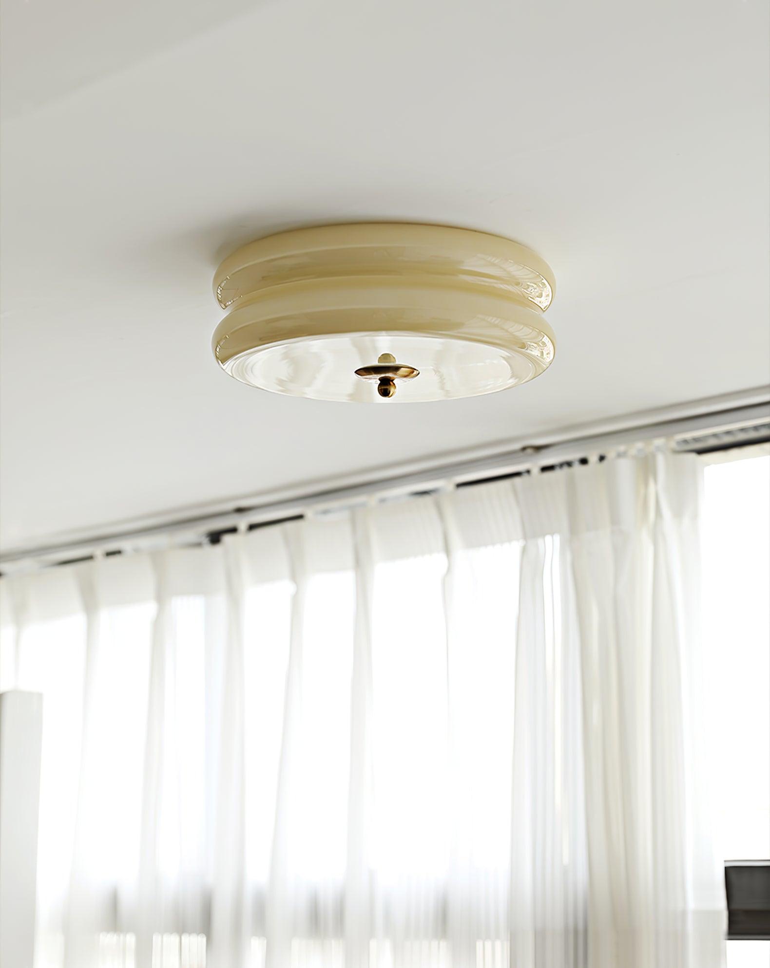 Art Deco Vintage Ceiling Light | Dimmable, Gold or Chrome Finish & Ideal for Modern and Traditional Interiors