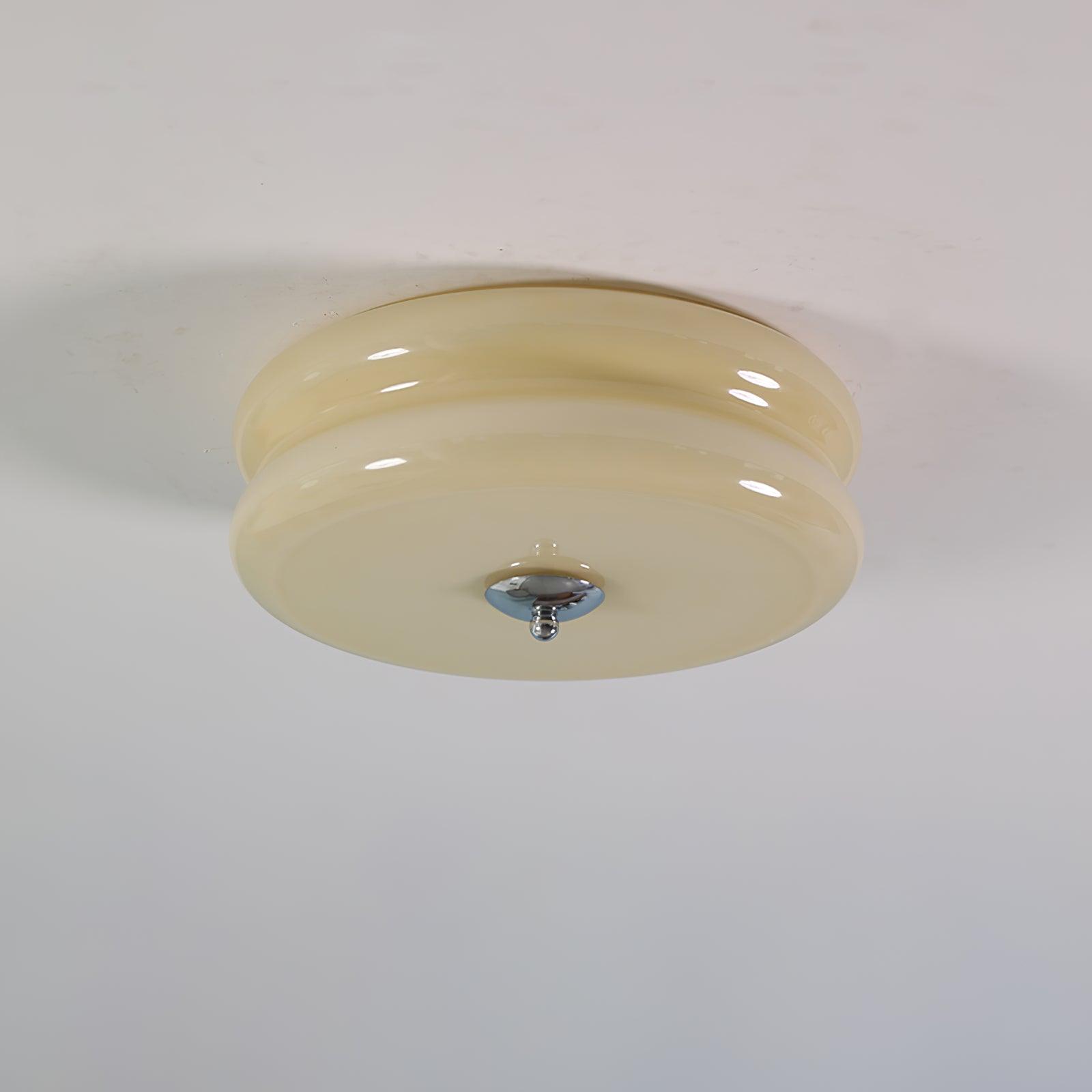 Art Deco Vintage Ceiling Light | Dimmable, Gold or Chrome Finish & Ideal for Modern and Traditional Interiors