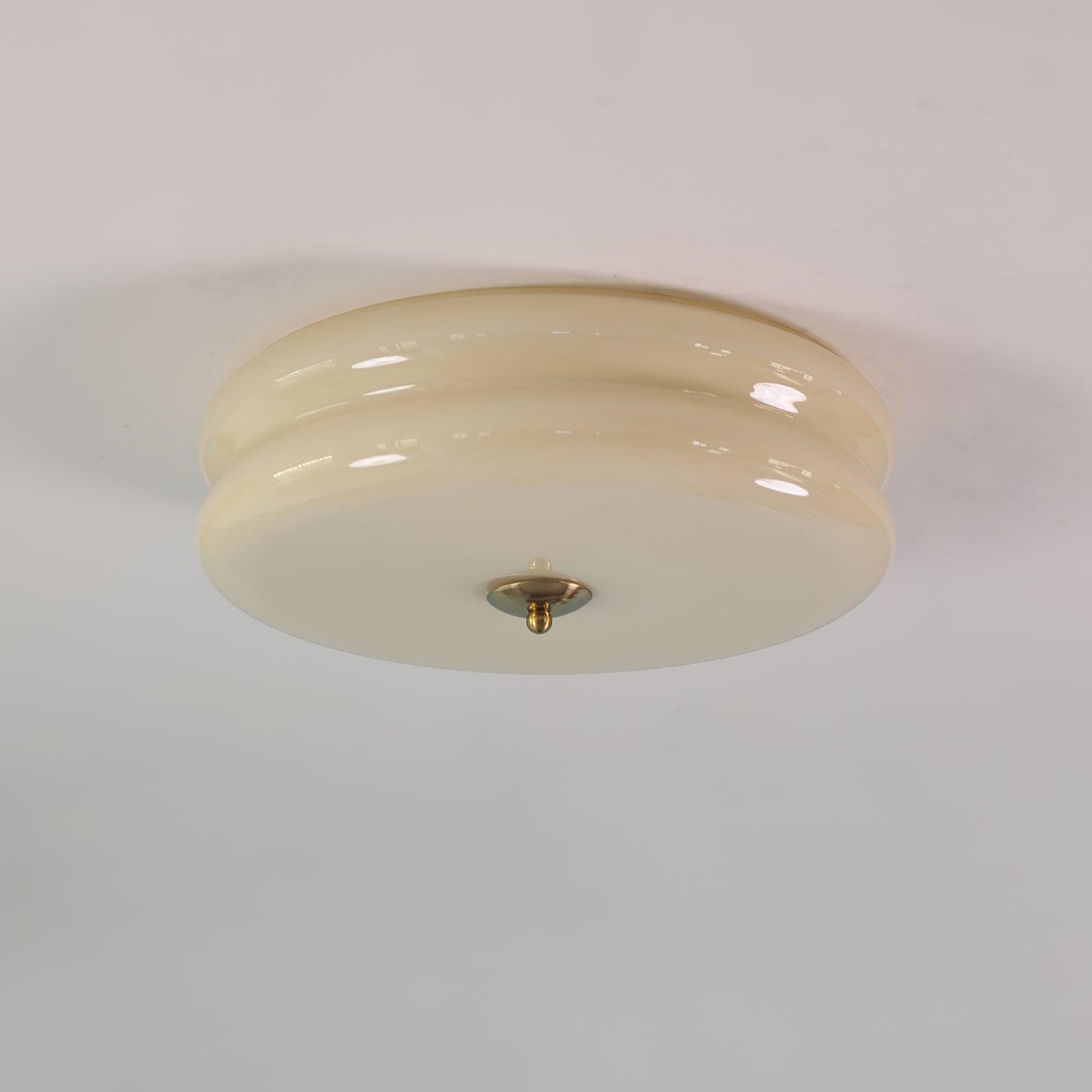Art Deco Vintage Ceiling Light | Dimmable, Gold or Chrome Finish & Ideal for Modern and Traditional Interiors