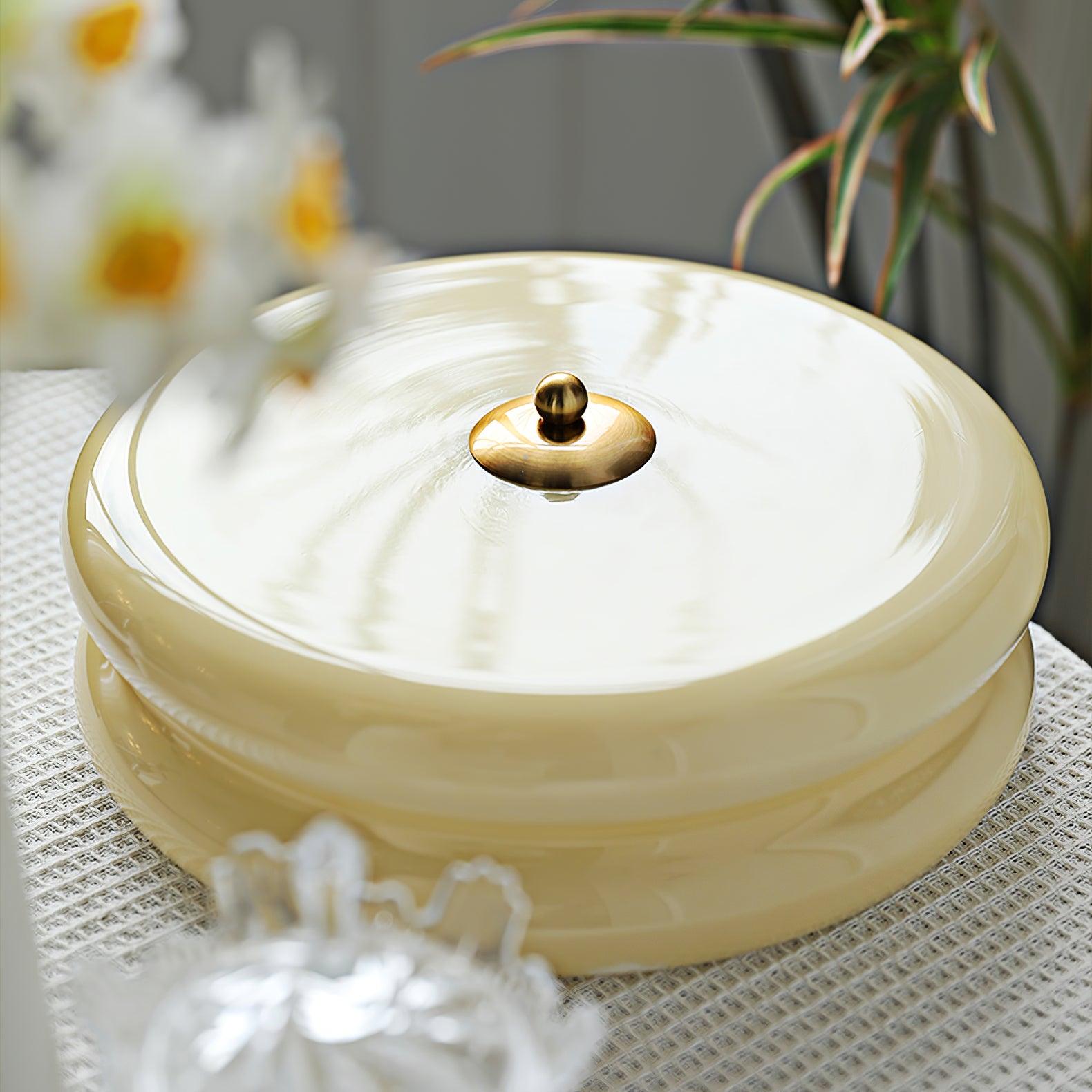 Art Deco Vintage Ceiling Light | Dimmable, Gold or Chrome Finish & Ideal for Modern and Traditional Interiors