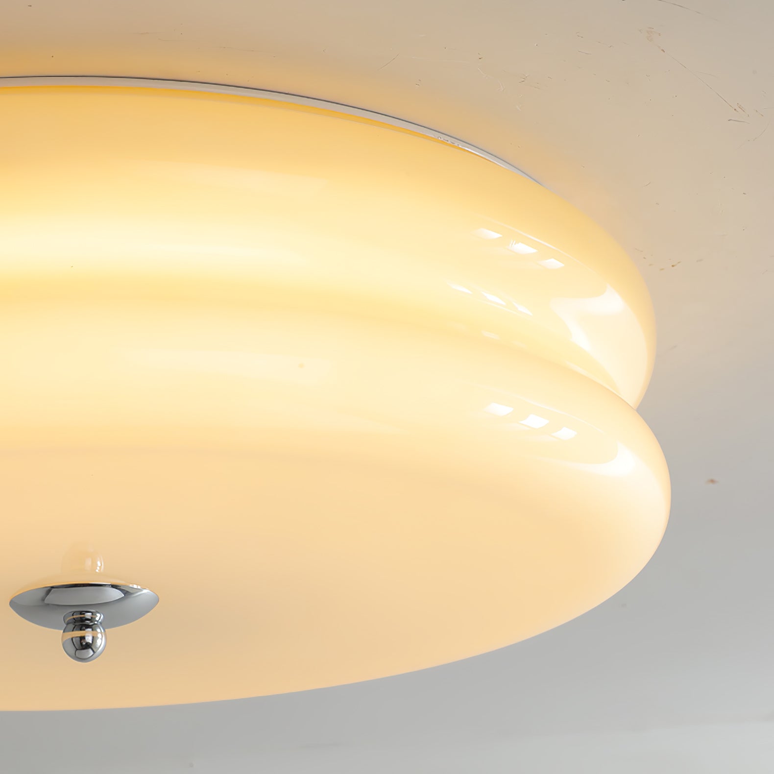 Art Deco Vintage Ceiling Light | Dimmable, Gold or Chrome Finish & Ideal for Modern and Traditional Interiors