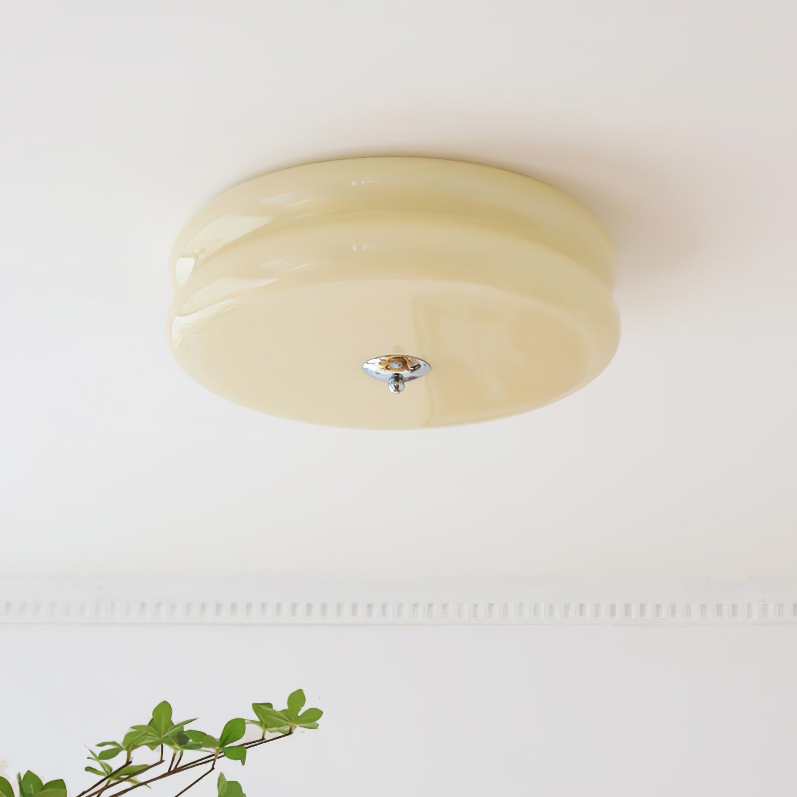 Art Deco Vintage Ceiling Light | Dimmable, Gold or Chrome Finish & Ideal for Modern and Traditional Interiors