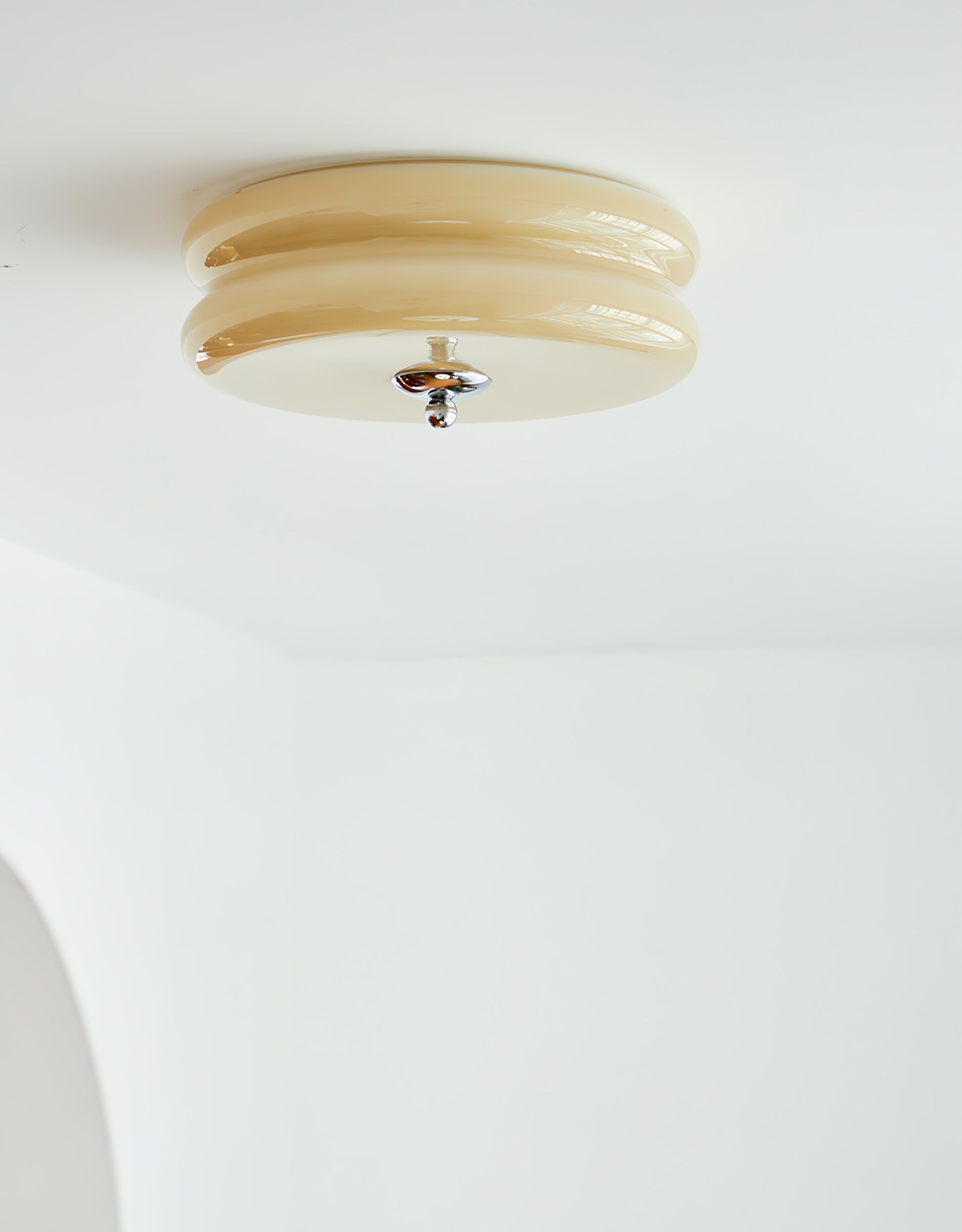 Art Deco Vintage Ceiling Light | Dimmable, Gold or Chrome Finish & Ideal for Modern and Traditional Interiors