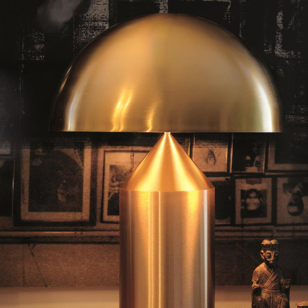 LED Metal Table Lamp - Modern Design with Adjustable Shade for Living Room & Bedroom Lighting