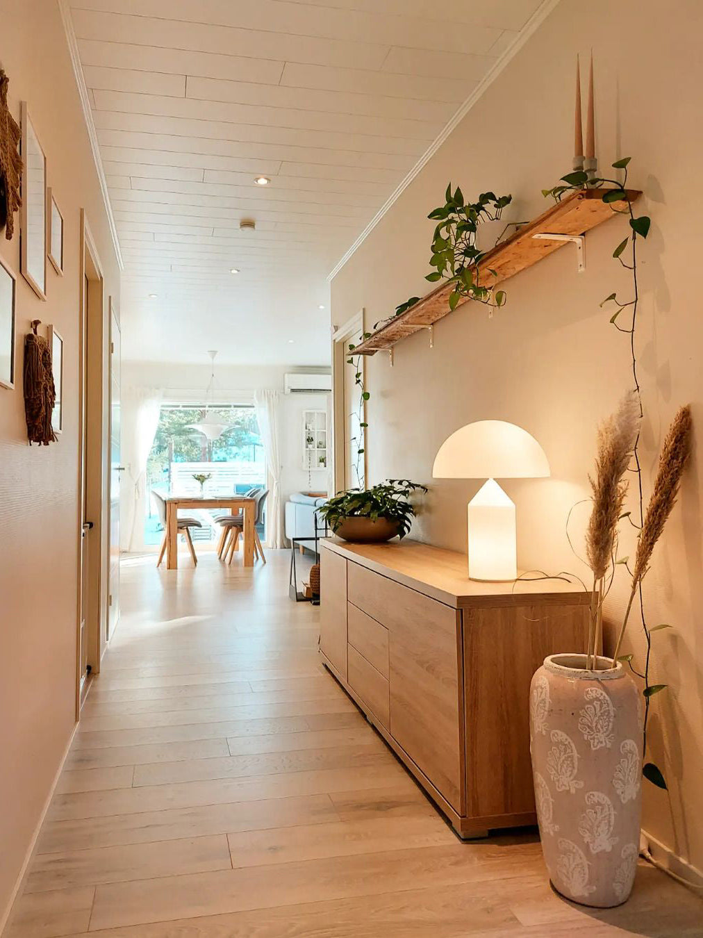 LED Metal Table Lamp - Modern Design with Adjustable Shade for Living Room & Bedroom Lighting