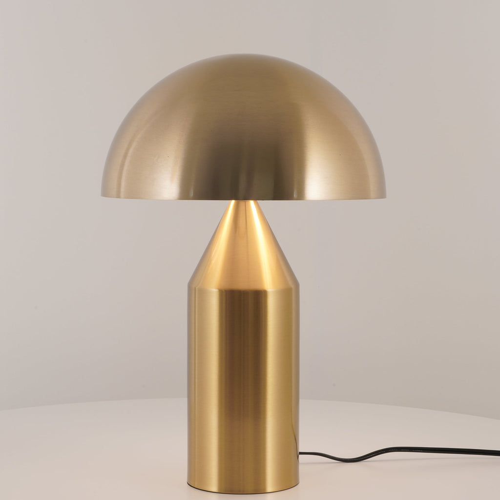 LED Metal Table Lamp - Modern Design with Adjustable Shade for Living Room & Bedroom Lighting