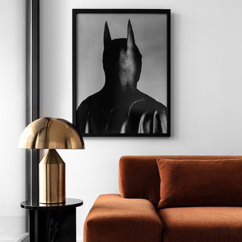 LED Metal Table Lamp - Modern Design with Adjustable Shade for Living Room & Bedroom Lighting