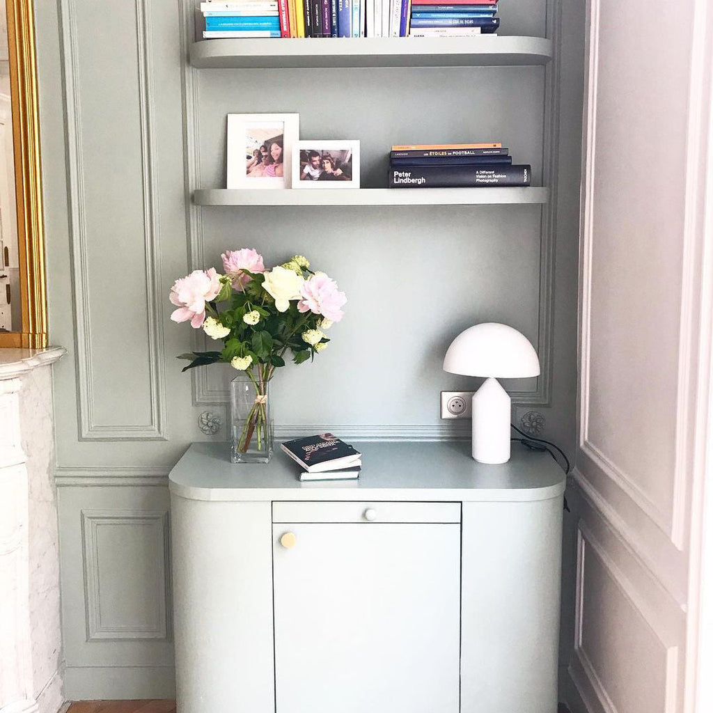 LED Metal Table Lamp - Modern Design with Adjustable Shade for Living Room & Bedroom Lighting