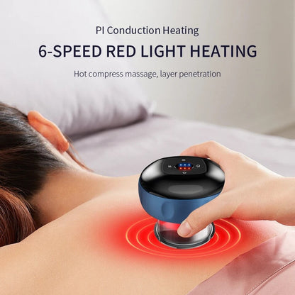 Cupping Massager with Heating Function | Electric Vacuum Device for Targeted Muscle Therapy