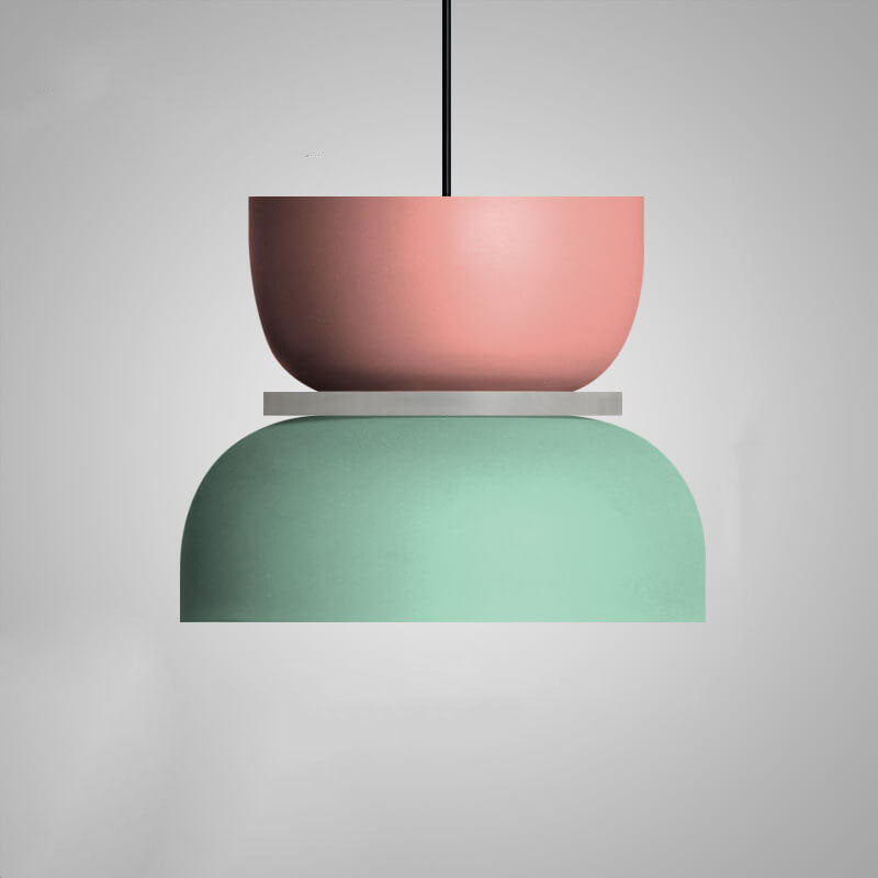 LED Pendant Light - Nordic Colorful Macaron Design for Kitchen Island & Dining Room Lighting