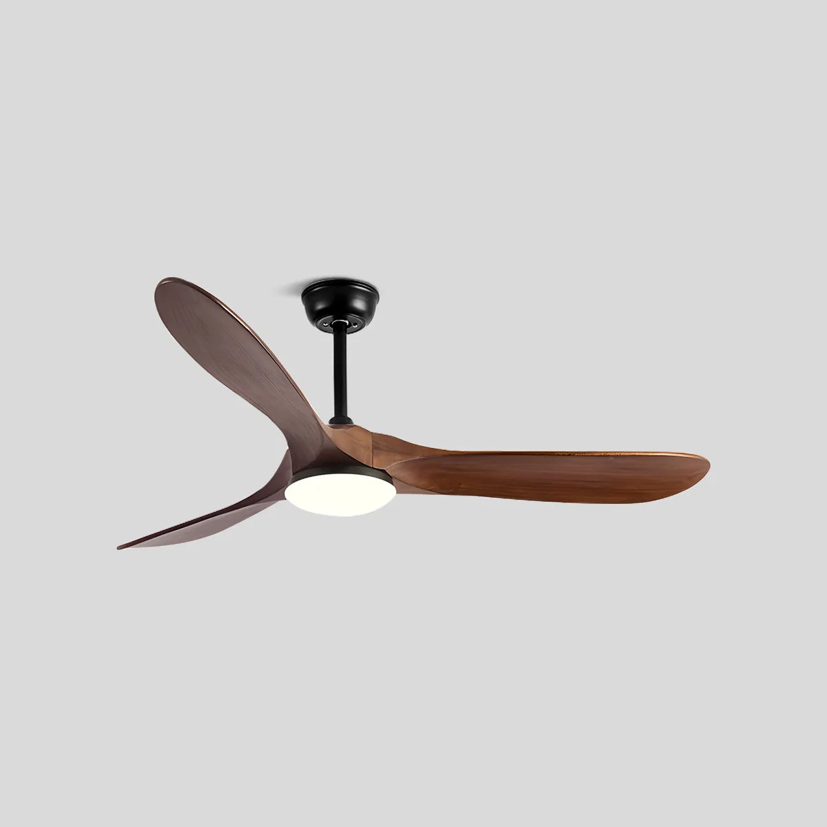 Nordic Solid Wood Ceiling Fan with Light | Reversible Motor, Quiet Operation & Ideal for Year-Round Home Comfort