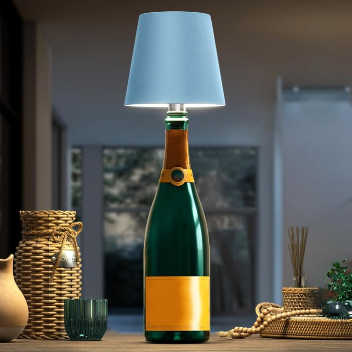 Bottle Lamp – Portable Rechargeable Touch Control LED Light with Adjustable Brightness & 3 Color Temperatures